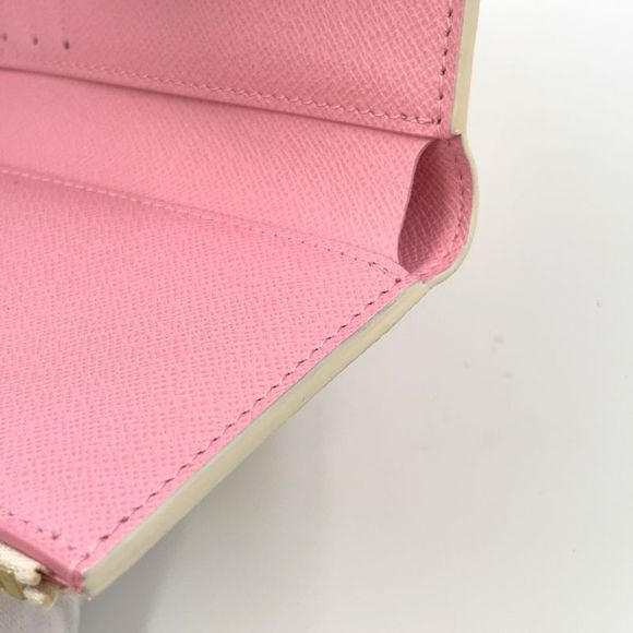 Louis Vuitton Portefeuille Victorine Damier Lichasse Pêche RFID Compatible - Picture 11 of 15